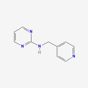 molecular formula C10H10N4 B2916840 N-[(pyridin-4-yl)methyl]pyrimidin-2-amine CAS No. 77200-15-8
