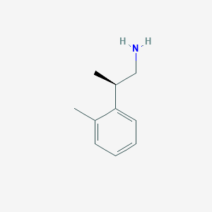 molecular formula C10H15N B2916850 (2R)-2-(2-Methylphenyl)propan-1-amine CAS No. 1644120-24-0
