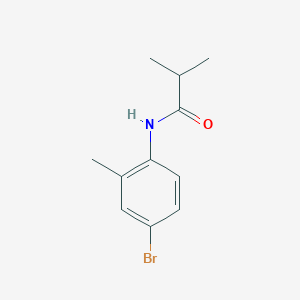 molecular formula C11H14BrNO B291686 N-(4-bromo-2-methylphenyl)-2-methylpropanamide 