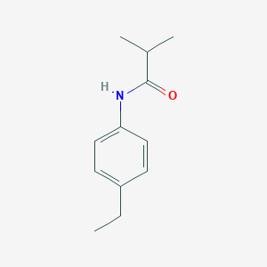molecular formula C12H17NO B291687 N-(4-ethylphenyl)-2-methylpropanamide 