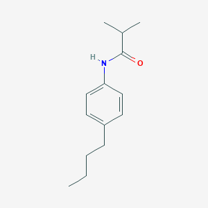 molecular formula C14H21NO B291688 N-(4-butylphenyl)-2-methylpropanamide 