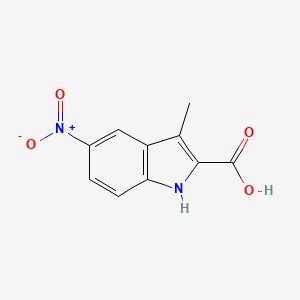 molecular formula C10H8N2O4 B2916882 3-Methyl-5-nitro-1H-indole-2-carboxylic acid CAS No. 446830-73-5