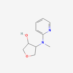 molecular formula C10H14N2O2 B2916885 4-[Methyl(pyridin-2-yl)amino]oxolan-3-ol CAS No. 2145926-41-4