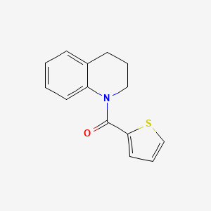 molecular formula C14H13NOS B2916894 3,4-dihydro-1(2H)-quinolinyl(2-thienyl)methanone CAS No. 330459-23-9