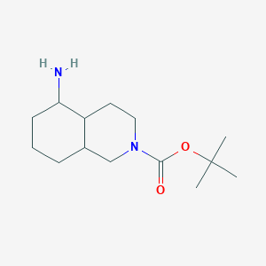 Tert-butyl 5-amino-decahydroisoquinoline-2-carboxylate