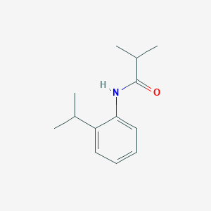 molecular formula C13H19NO B291690 2-methyl-N-[2-(propan-2-yl)phenyl]propanamide 