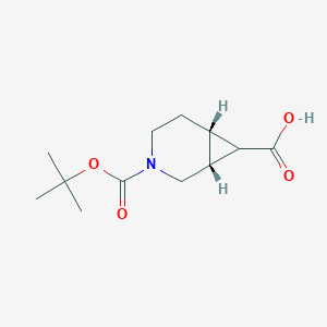 (1R,6S)-3-[(2-Methylpropan-2-yl)oxycarbonyl]-3-azabicyclo[4.1.0]heptane-7-carboxylic acid
