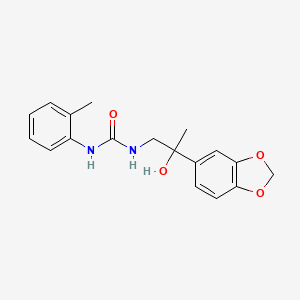 1-(2-(Benzo[d][1,3]dioxol-5-yl)-2-hydroxypropyl)-3-(o-tolyl)urea