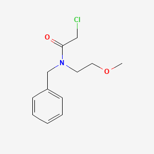 molecular formula C12H16ClNO2 B2916976 N-benzyl-2-chloro-N-(2-methoxyethyl)acetamide CAS No. 103463-05-4