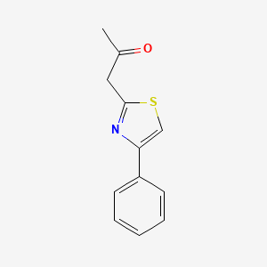 molecular formula C12H11NOS B2917001 1-(4-Phenyl-thiazol-2-yl)-propan-2-one CAS No. 21352-99-8