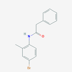 molecular formula C15H14BrNO B291707 N-(4-bromo-2-methylphenyl)-2-phenylacetamide 