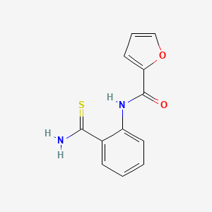molecular formula C12H10N2O2S B2917093 N-(2-carbamothioylphenyl)furan-2-carboxamide CAS No. 847837-38-1