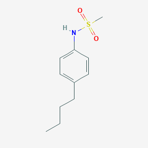 molecular formula C11H17NO2S B291711 N-(4-butylphenyl)methanesulfonamide 
