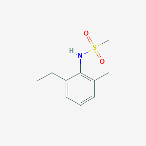 molecular formula C10H15NO2S B291712 N-(2-ethyl-6-methylphenyl)methanesulfonamide 
