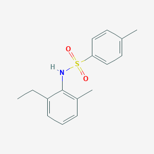 molecular formula C16H19NO2S B291713 N-(2-ethyl-6-methylphenyl)-4-methylbenzenesulfonamide 