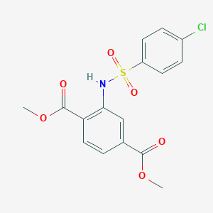 Dimethyl 2-(((4-chlorophenyl)sulfonyl)amino)terephthalate