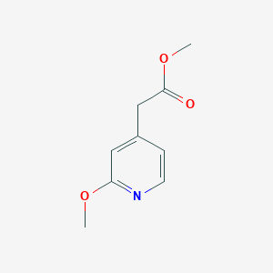 molecular formula C9H11NO3 B2917152 Methyl 2-(2-methoxypyridin-4-yl)acetate CAS No. 464152-37-2