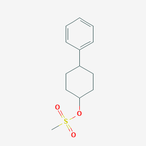 molecular formula C13H18O3S B2917179 4-Phenylcyclohexyl methanesulfonate CAS No. 110458-20-3