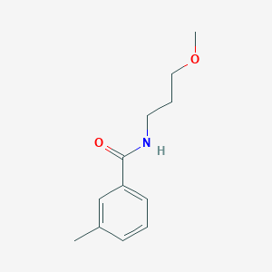 molecular formula C12H17NO2 B291721 N-(3-methoxypropyl)-3-methylbenzamide 