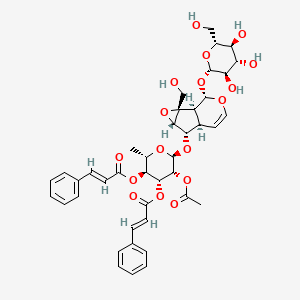 molecular formula C41H46O17 B2917219 Scropolioside B CAS No. 116084-90-3