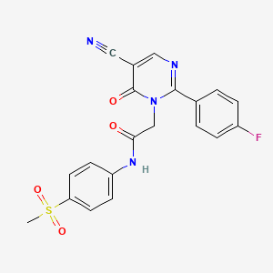 molecular formula C20H15FN4O4S B2917222 N-[2-(4-ethylphenyl)-1H-indol-3-yl]-N'-(3-methoxypropyl)urea CAS No. 1115908-65-0