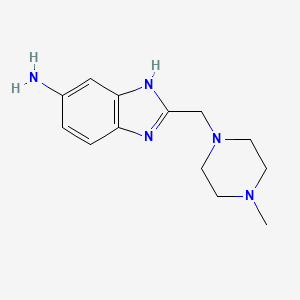 2-[(4-methylpiperazin-1-yl)methyl]-1H-1,3-benzodiazol-6-amine