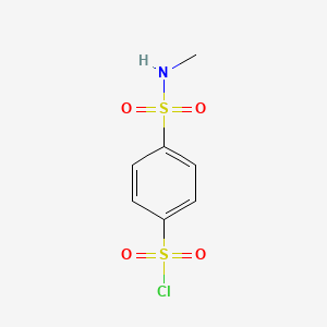 molecular formula C7H8ClNO4S2 B2917279 4-(甲基磺酰基)苯-1-磺酰氯 CAS No. 247186-99-8