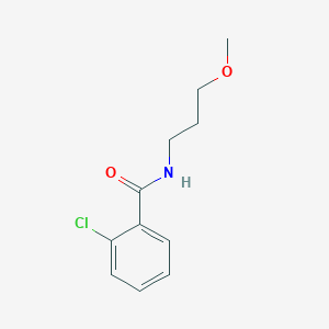 molecular formula C11H14ClNO2 B291729 2-chloro-N-(3-methoxypropyl)benzamide 