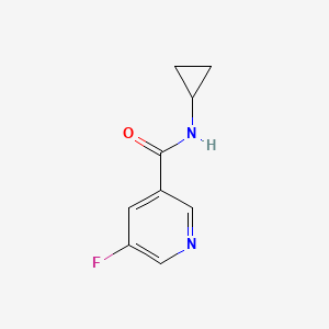 N-cyclopropyl-5-fluoropyridine-3-carboxamide