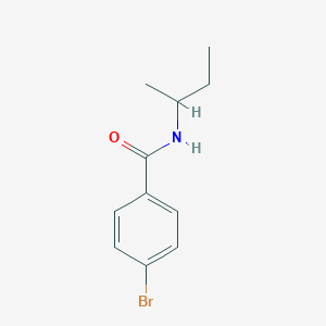 molecular formula C11H14BrNO B291734 4-bromo-N-(sec-butyl)benzamide 