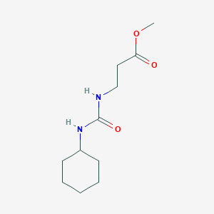 molecular formula C11H20N2O3 B2917348 Methyl 3-[(cyclohexylcarbamoyl)amino]propanoate CAS No. 511552-45-7
