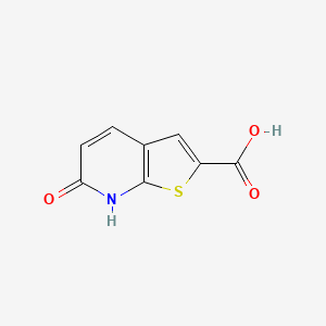 molecular formula C8H5NO3S B2917366 6-Oxo-7H-thieno[2,3-b]pyridine-2-carboxylic acid CAS No. 2091661-39-9