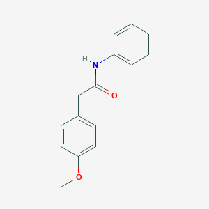 molecular formula C15H15NO2 B291737 2-(4-methoxyphenyl)-N-phenylacetamide 