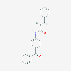 N-(4-benzoylphenyl)-3-phenylacrylamide