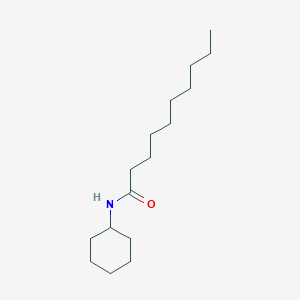 molecular formula C16H31NO B291740 N-cyclohexyldecanamide 