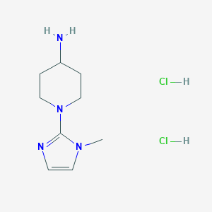 1-(1-methyl-1H-imidazol-2-yl)piperidin-4-amine dihydrochloride