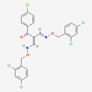 2-[(4-chlorophenyl)(hydroxy)methylene]malonaldehyde bis[O-(2,4-dichlorobenzyl)oxime]