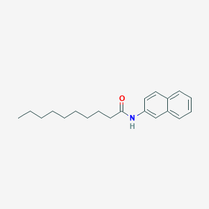 molecular formula C20H27NO B291741 N-(2-naphthyl)decanamide 