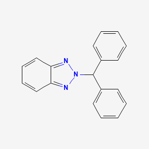 molecular formula C19H15N3 B2917421 2-(Diphenylmethyl)-2H-1,2,3-benzotriazole CAS No. 104315-49-3