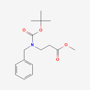 molecular formula C16H23NO4 B2917423 3-(苄基(叔丁氧羰基)氨基)丙酸甲酯 CAS No. 155339-52-9