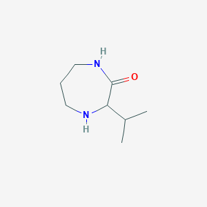 molecular formula C8H16N2O B2917426 3-(Propan-2-yl)-1,4-diazepan-2-one CAS No. 1516979-48-8