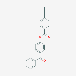 molecular formula C24H22O3 B291745 4-Benzoylphenyl 4-tert-butylbenzoate 