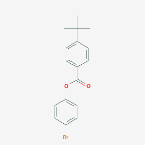molecular formula C17H17BrO2 B291746 4-Bromophenyl 4-tert-butylbenzoate 