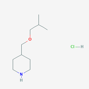 4-[(2-Methylpropoxy)methyl]piperidine hydrochloride