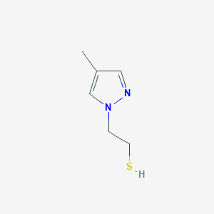 2-(4-Methylpyrazol-1-yl)ethanethiol