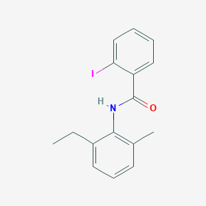 molecular formula C16H16INO B291750 N-(2-ethyl-6-methylphenyl)-2-iodobenzamide 