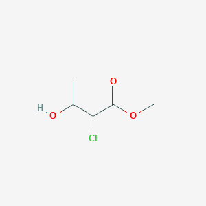 molecular formula C5H9ClO3 B2917504 Methyl 2-chloro-3-hydroxybutanoate CAS No. 1534350-84-9