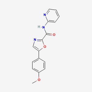 5-(4-methoxyphenyl)-N-(pyridin-2-yl)oxazole-2-carboxamide