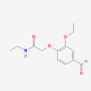 2-(2-ethoxy-4-formylphenoxy)-N-ethylacetamide