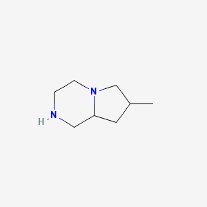 7-Methyl-1,2,3,4,6,7,8,8a-octahydropyrrolo[1,2-a]pyrazine